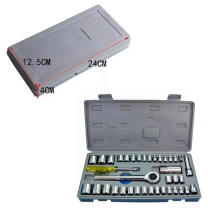 💥 ¡Potencia tu kit de herramientas! Set 40 piezas indispensable 🔧