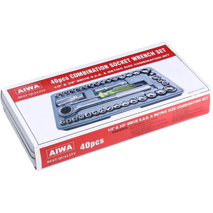 💥 ¡Potencia tu kit de herramientas! Set 40 piezas indispensable 🔧