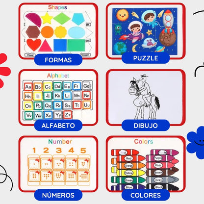 ¡Estimula su mente desde pequeño! ✨ ¡Aprender jugando nunca fue tan fácil! Maleta Montessori 🎒