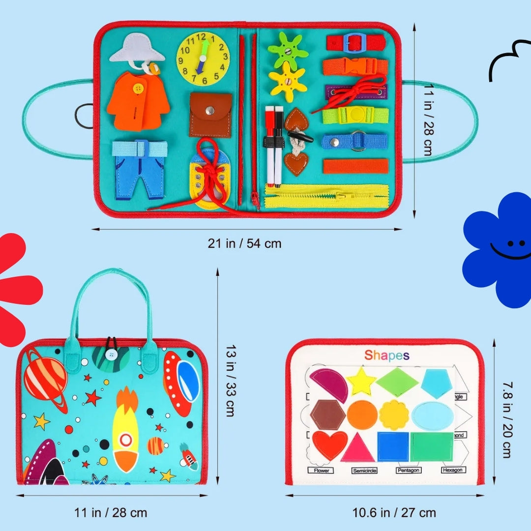 ¡Estimula su mente desde pequeño! ✨ ¡Aprender jugando nunca fue tan fácil! Maleta Montessori 🎒