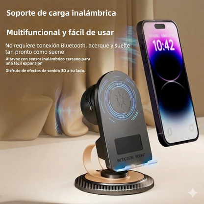 💥 ¡Tecnología y comodidad en uno! Soporte cargador inalámbrico 📱